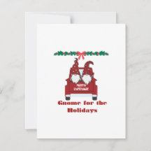 Gnome voor de Feestdagen op een