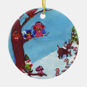 Gnome voor de Feestdagen Ornament