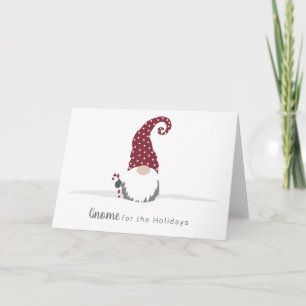 Gnome voor de feestdagen Scandinavisch design Kaart