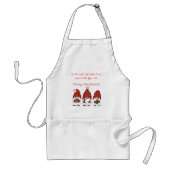 "Gnome voor de Feestdagen" Standaard Schort (Voorkant)