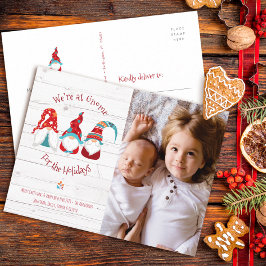 Gnome voor Feestdagen Foto Leuk Fun Type Rustiek H