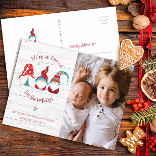 Gnome voor Feestdagen Foto Leuk Fun Type Rustiek H