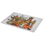 Gnome voor herfst snijplank (Hoek)