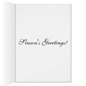 Gnome voor het Holiday Christmas Wenskaart (Binnen (Rechts))