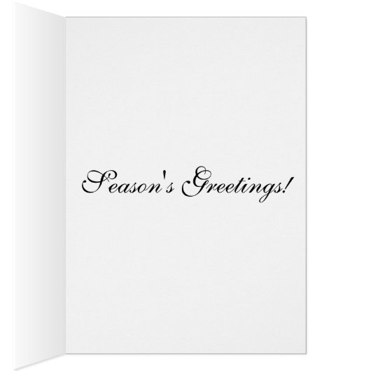 Gnome voor het Holiday Christmas Wenskaart (Binnen (Rechts))