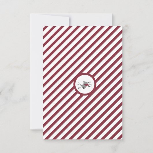 Gnome voor het Holiday Scandinavian Tomte design Kaart (Achterkant)