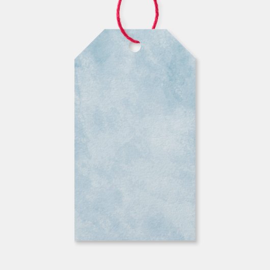 Gnome voor Kerstmis Cadeaulabel (Achterkant)