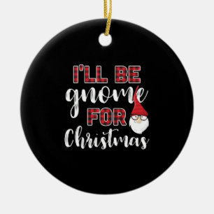 Gnome voor Kerstmis Keramisch Ornament