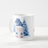 Gnome voor kerstmis T-Shirt Koffiemok (Voorkant links)