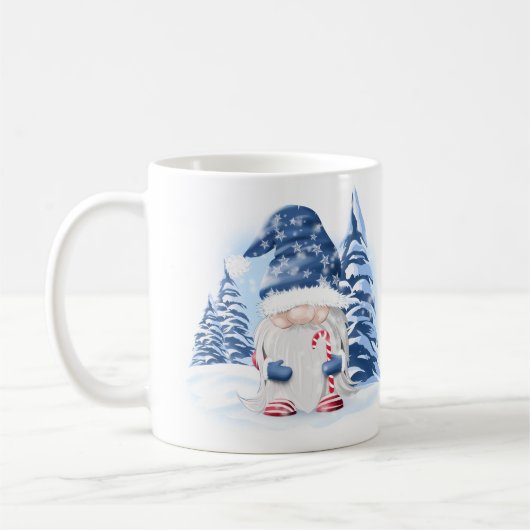 Gnome voor kerstmis T-Shirt Koffiemok (Links)