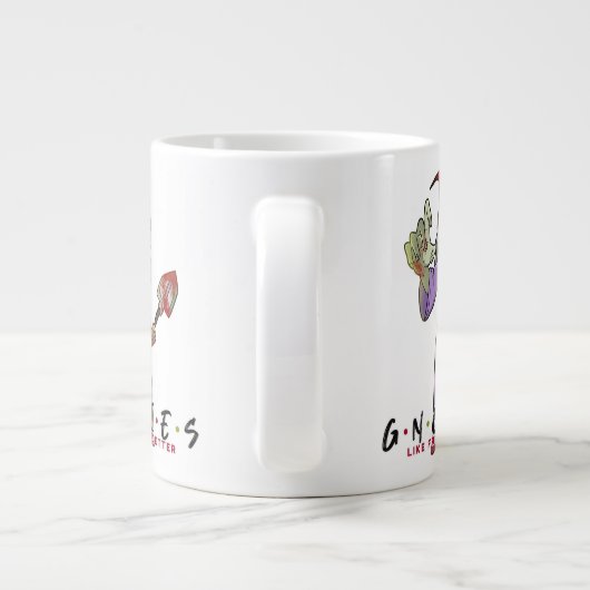 Gnome Vrienden Heks Zombie Grote Koffiekop (Achterkant)