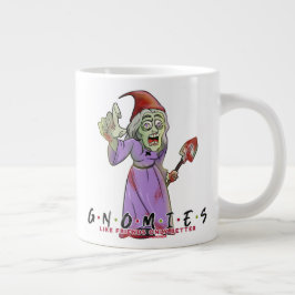 Gnome Vrienden Heks Zombie Grote Koffiekop