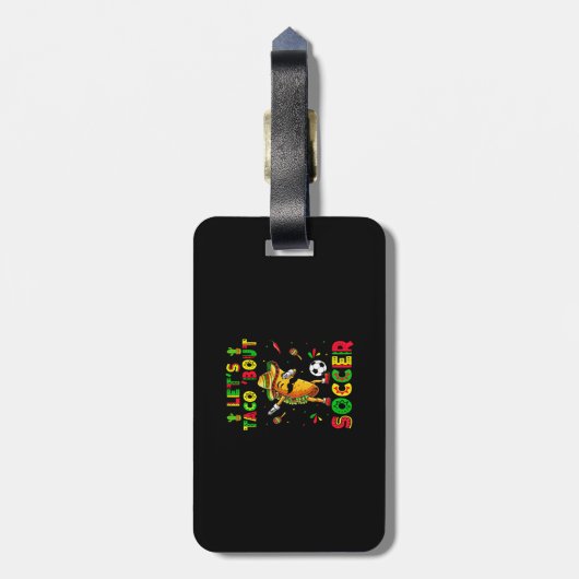 Gnome Wanna Taco Bout Jesus Lettuce Pray Cinco de Bagagelabel (Achterkant verticaal)