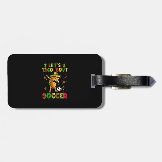 Gnome Wanna Taco Bout Jesus Lettuce Pray Cinco de Bagagelabel (Achterkant horizontaal)