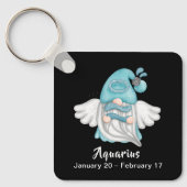 Gnome Waterman Astrologie Sterrenbeeld Engel Sleut Sleutelhanger (Voorkant)