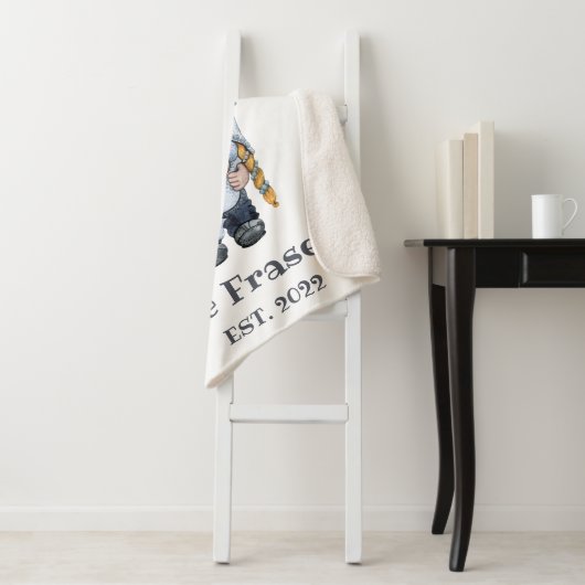 Gnome Wedding Blanket Sherpa Deken (In situ)