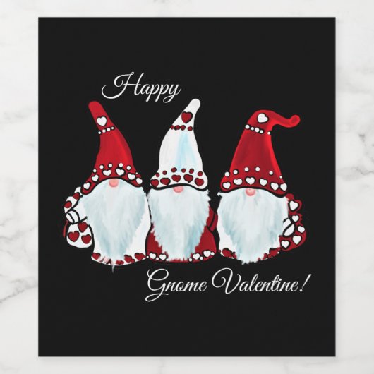 Gnome Wijn Etiket (Enkel label)