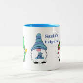 Gnome winter  tweekleurige koffiemok (Center)