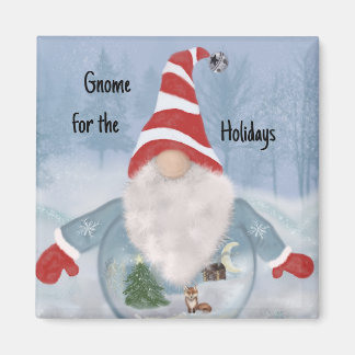 Gnome Winter Wonderland Magneet