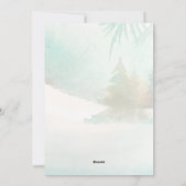 Gnome with a Lantern Christmas Feestdagenkaart (Achterkant)