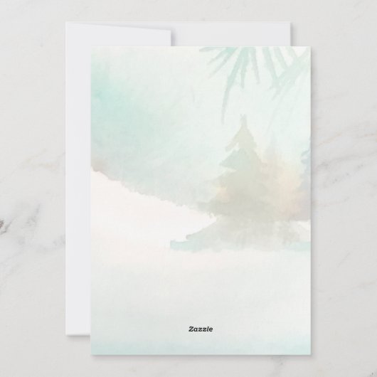 Gnome with a Lantern Christmas Feestdagenkaart (Achterkant)