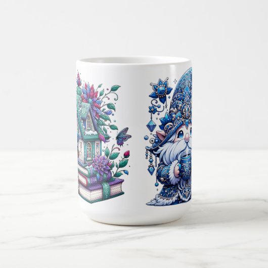 Gnome With Books Koffiemok (Center)