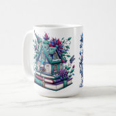 Gnome With Books  Koffiemok (Voorkant links)