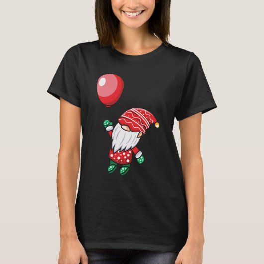 gnome with red balloon t-shirt (Voorkant)