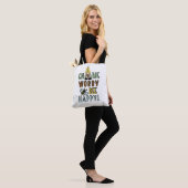 Gnome Worry Be Happy! Tote Bag (Op model)