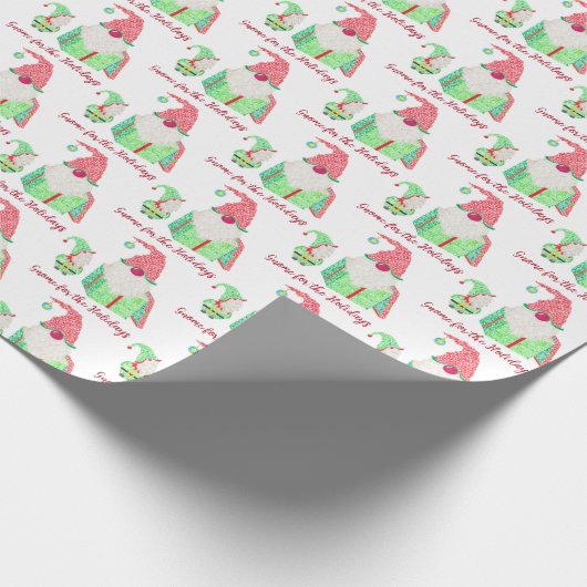 Gnome wrapping papier (Hoek)