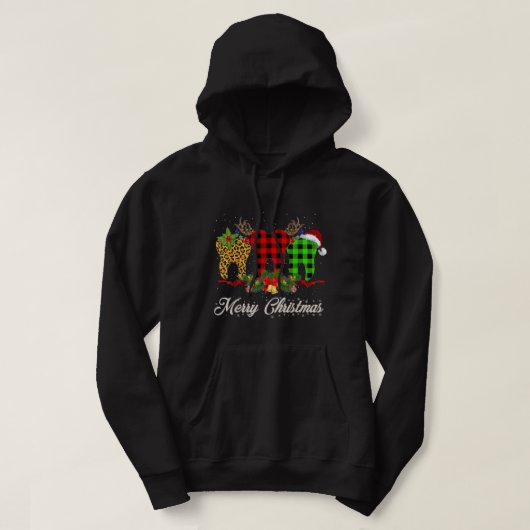 Gnome Xmas Merry Christmas 2021 Gnome Squad Funny  Hoodie (Design voorkant)