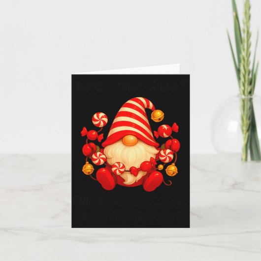 Gnome You Can Just Supercaliforilistic Kissmyadoci Kaart (Voorkant)