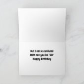 GNOME ZEGT **HAPPY 50e BIRTHDAY** Kaart (Binnen)