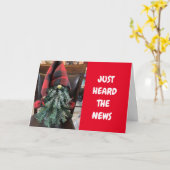 GNOME ZEGT **HAPPY 50e BIRTHDAY** Kaart (Gele Bloem)