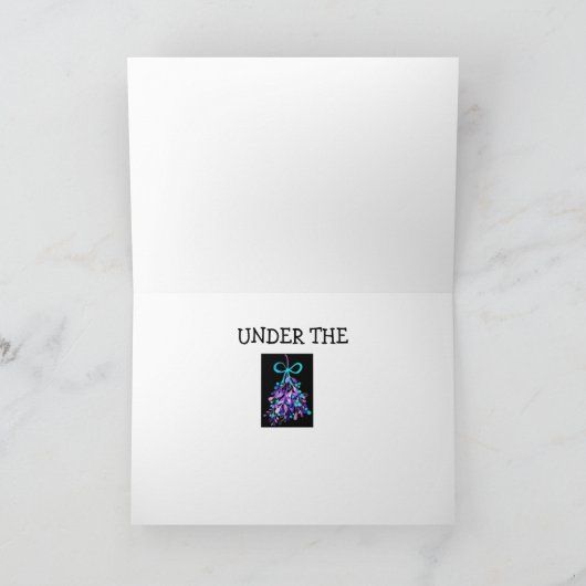 GNOME ZEGT "KOM ONDER DE KERSTBOOM" KAART (Binnen)