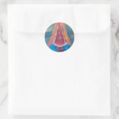 Gnomeificatie ronde sticker (Tas)
