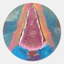 Gnomeificatie ronde sticker