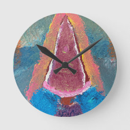 Gnomeification clock ronde klok