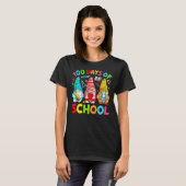 Gnomen 100 dagen school Happy 100e dag Kinder thee T-shirt (Voorkant volledig)
