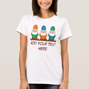 Gnomen aanpassen t-shirt