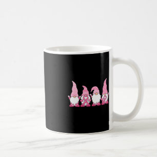 Gnomen Breast Cancer Awareness Peace Lover Gift Wo Koffiemok