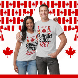 Gnomen Canada sinds 1867 Vakantie Unisex T-shirt