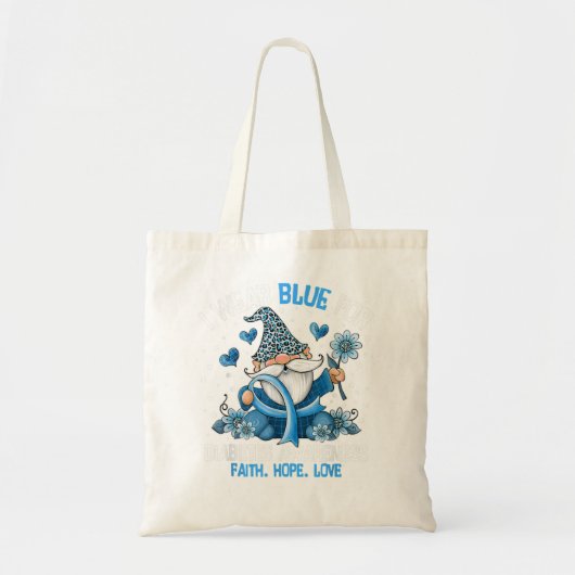 Gnomen die ik blauw voor diabetes Draag Tote Bag (Voorkant)