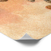 Gnomen die rond een klok parkeren poster (Hoek)