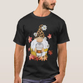 Gnomen Dragen Leopard Pet Thanksgiving Vibes pomp T-shirt (Voorkant)