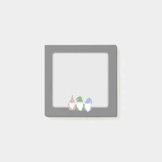 Gnomen Drie Post-it® Notes (Voorkant)