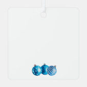 Gnomen eerste kerst verloofd metalen ornament (Achterkant)