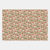 Gnomen en champignons Woodland Holiday Inpakpapier Vel (Voorkant 3)