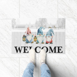 Gnomen en herten welkom deurmat
