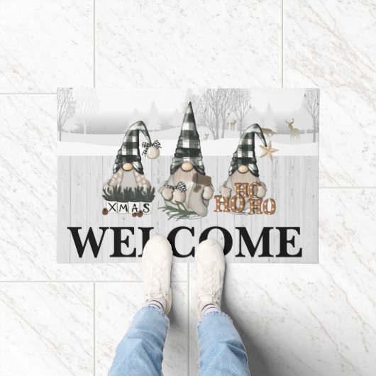 Gnomen en herten welkom deurmat (Binnen)